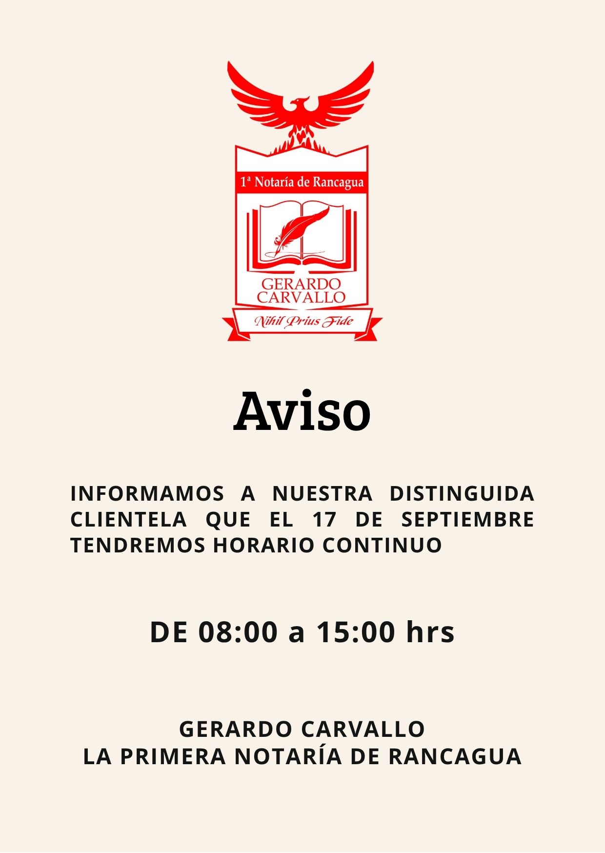 Turno sabados de marzo